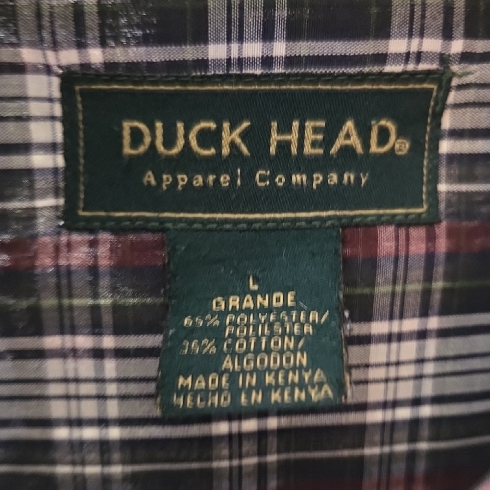 Duck Head Black and White Casual Button Down Shirt - Picture 3 of 13
